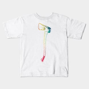 Rainbow axe Kids T-Shirt